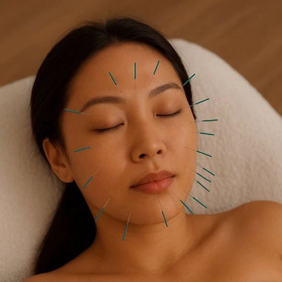 Tratamiento facial con acupuntura DO